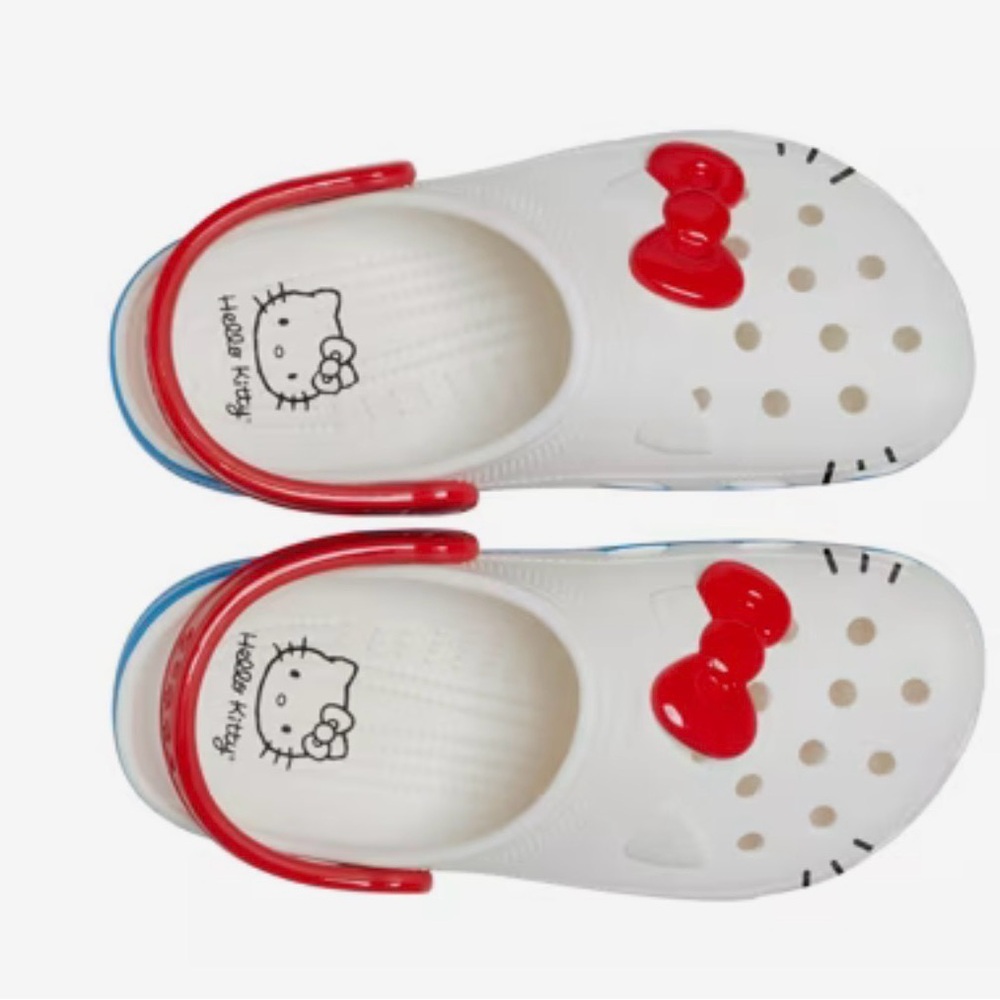 Hello Kitty Slippers - Red and White